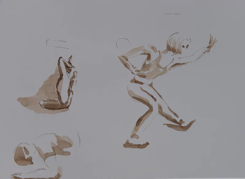 Grafische Studie von Günther Gelbmann, Landestheater Linz