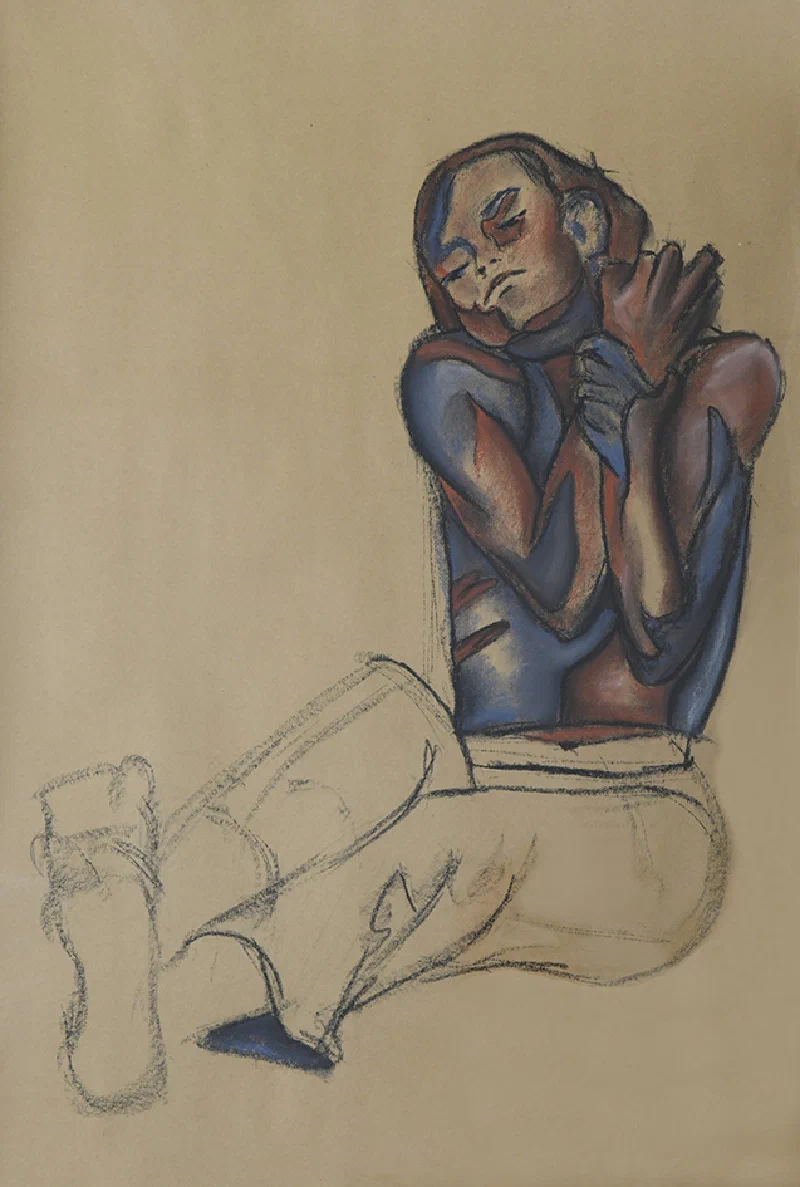 Grafische Studie von Günther Gelbmann, aus Choreografien
